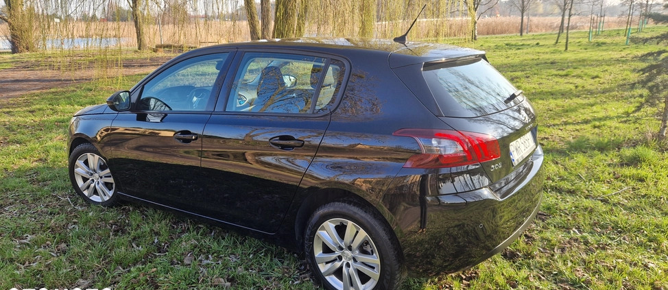 Peugeot 308 cena 42900 przebieg: 145800, rok produkcji 2018 z Lubsko małe 92